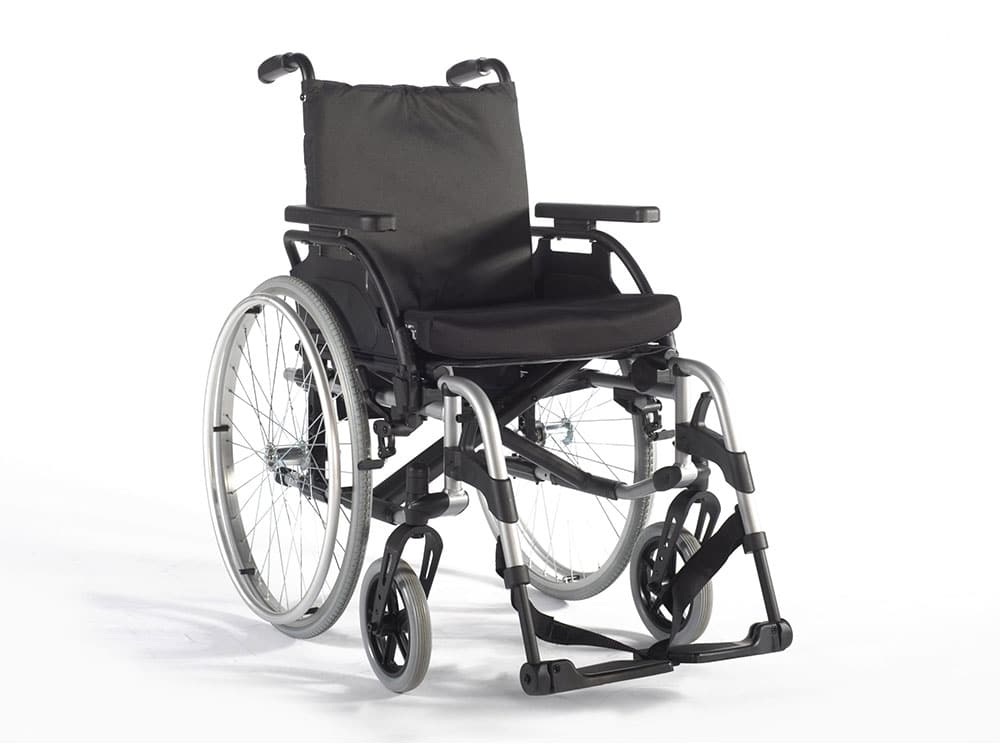 Fauteuil roulant pliant Basix 2 (Dossier inclinable) Sunrise