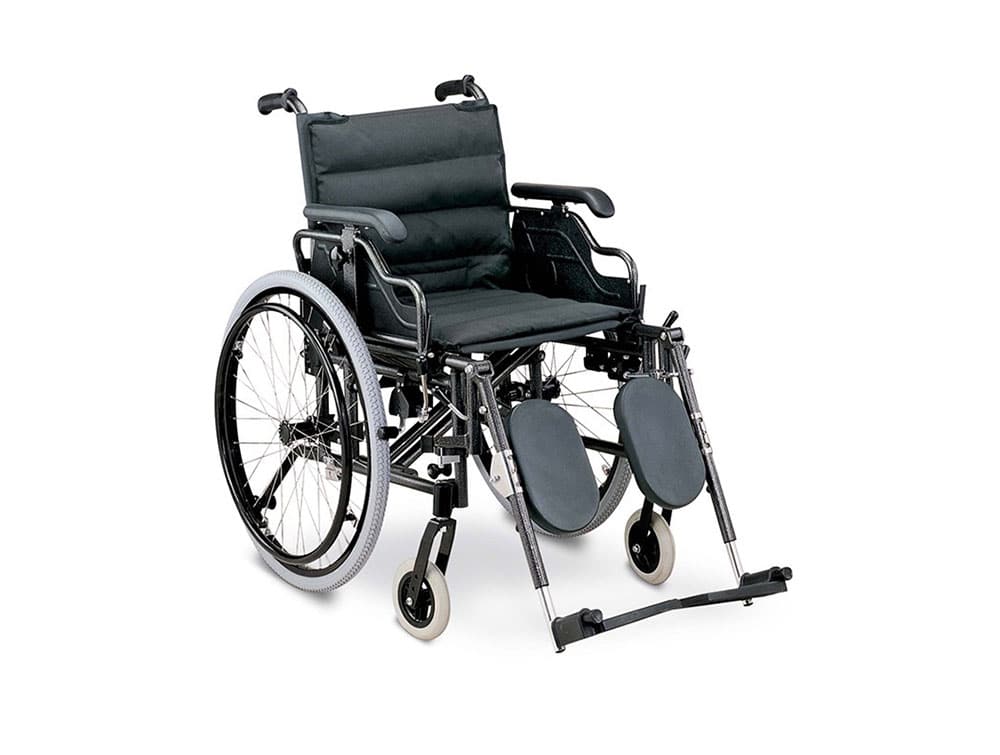 Fauteuil aluminium Confort avec repose jambes