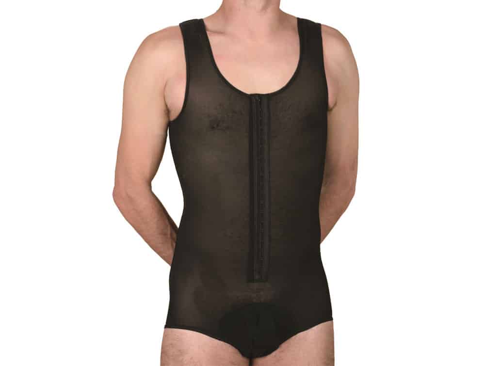 Vêtement compressif post - opératoire body homme Cereplas (réf. L100N)
