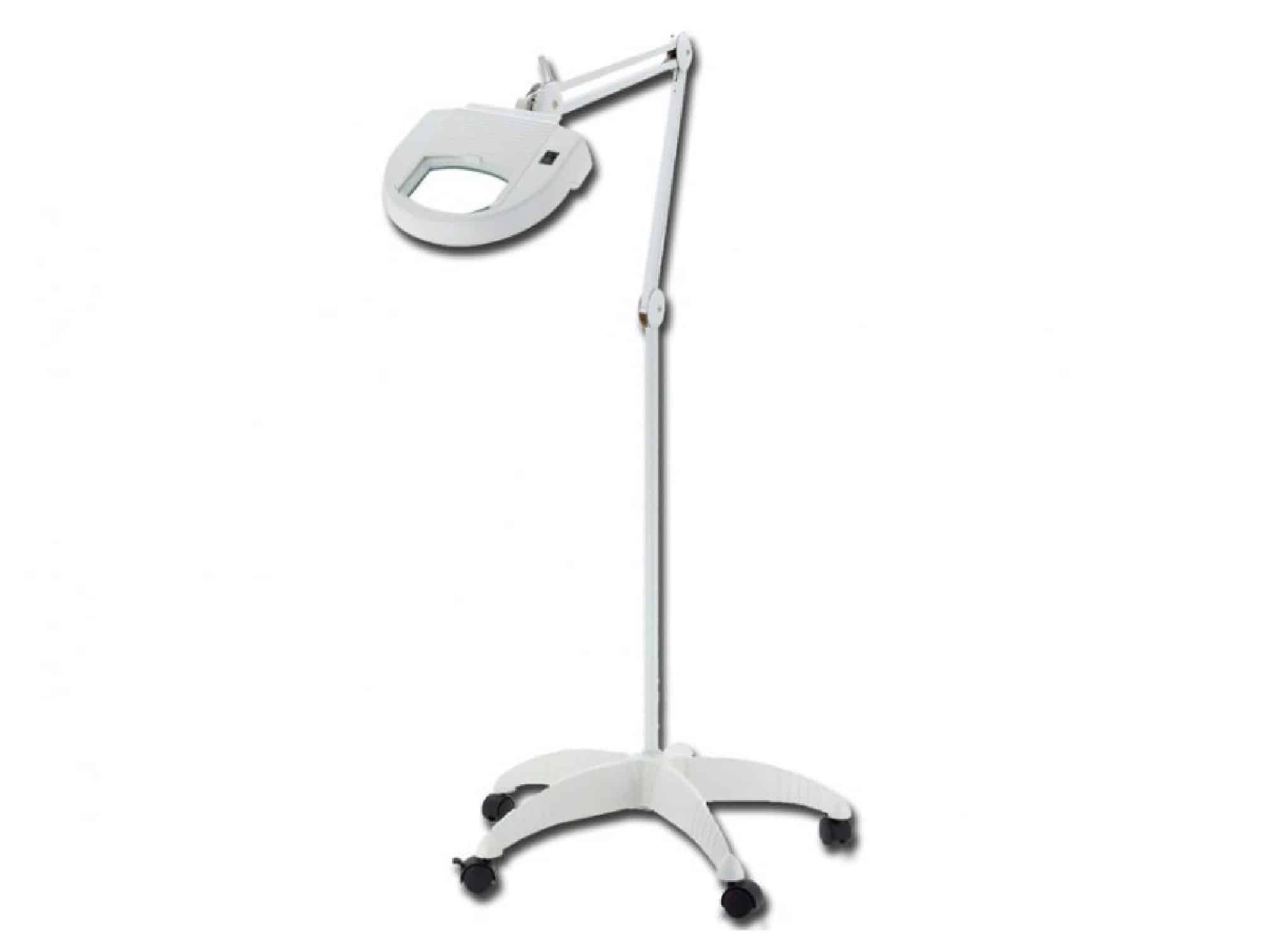 Lampe loupe vista sur pied Verre et quartz