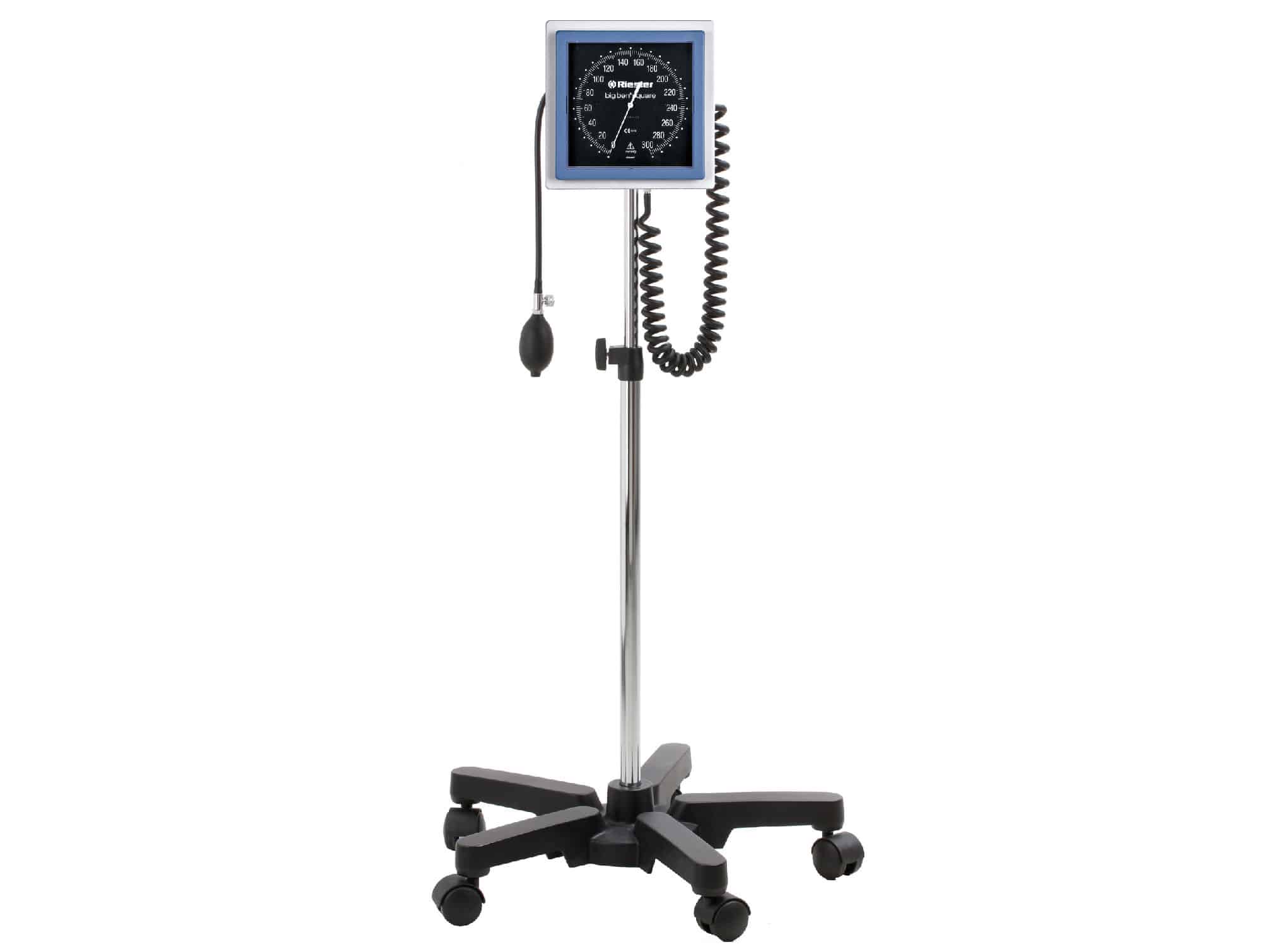 Tensiomètre sur pied big ben avec brassard velcro-cadran carré Riester