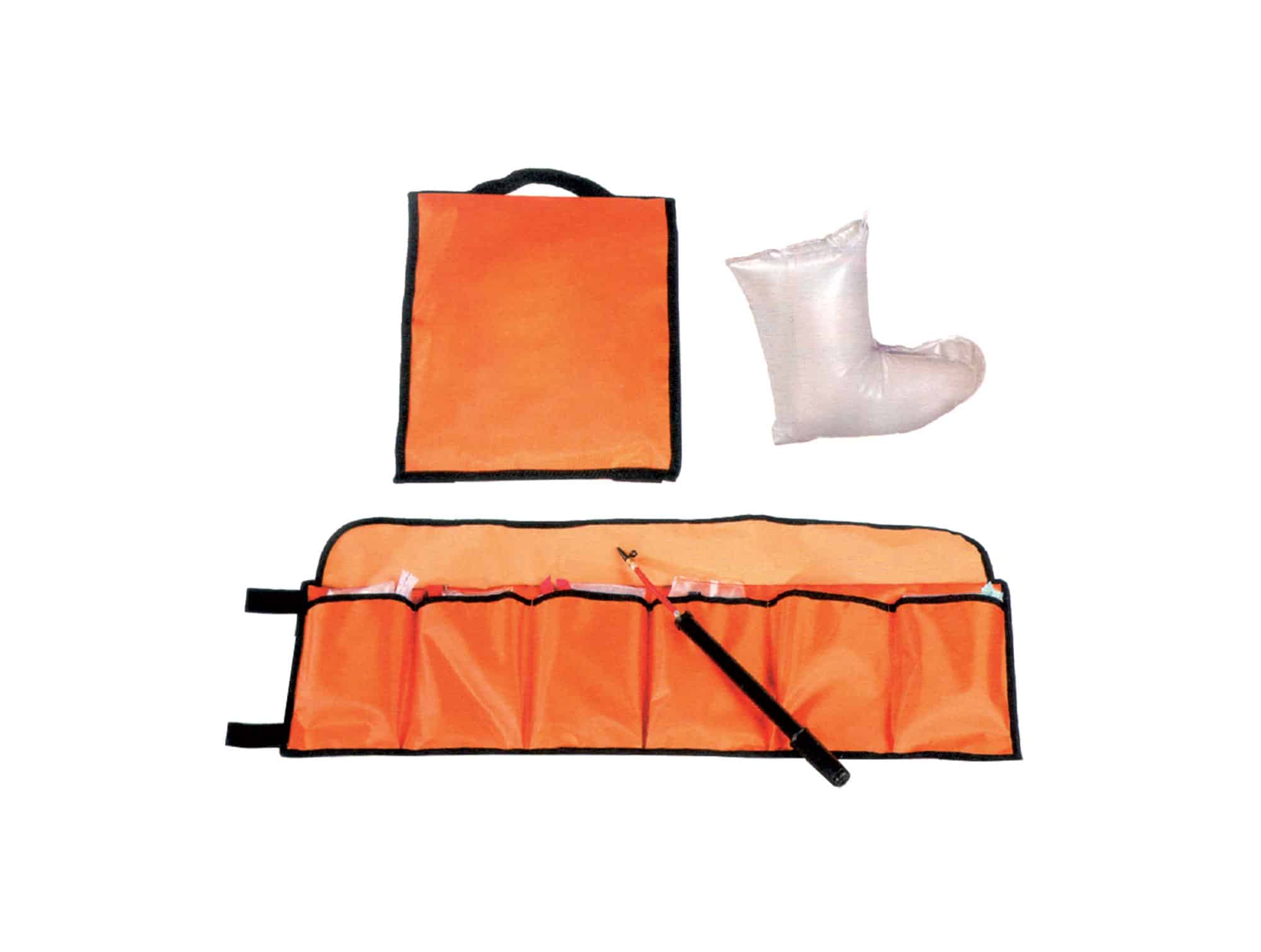 Attelles gonflables d’immobilisation radio-transparentes (trousse de 6)