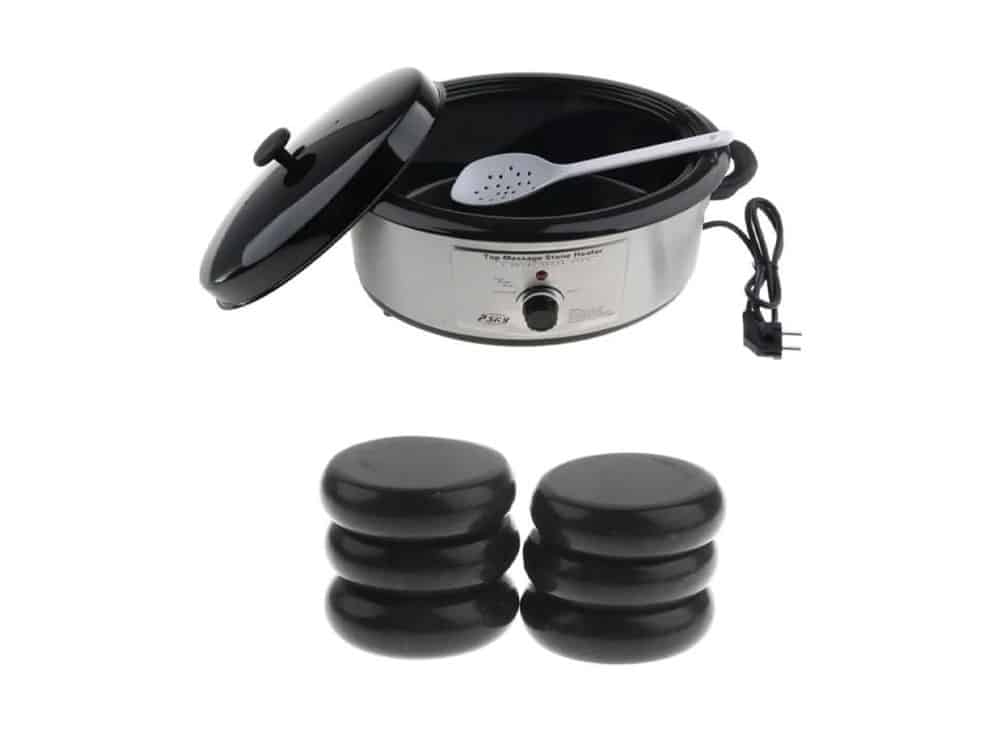 Marmite chauffante électrique pour pierres