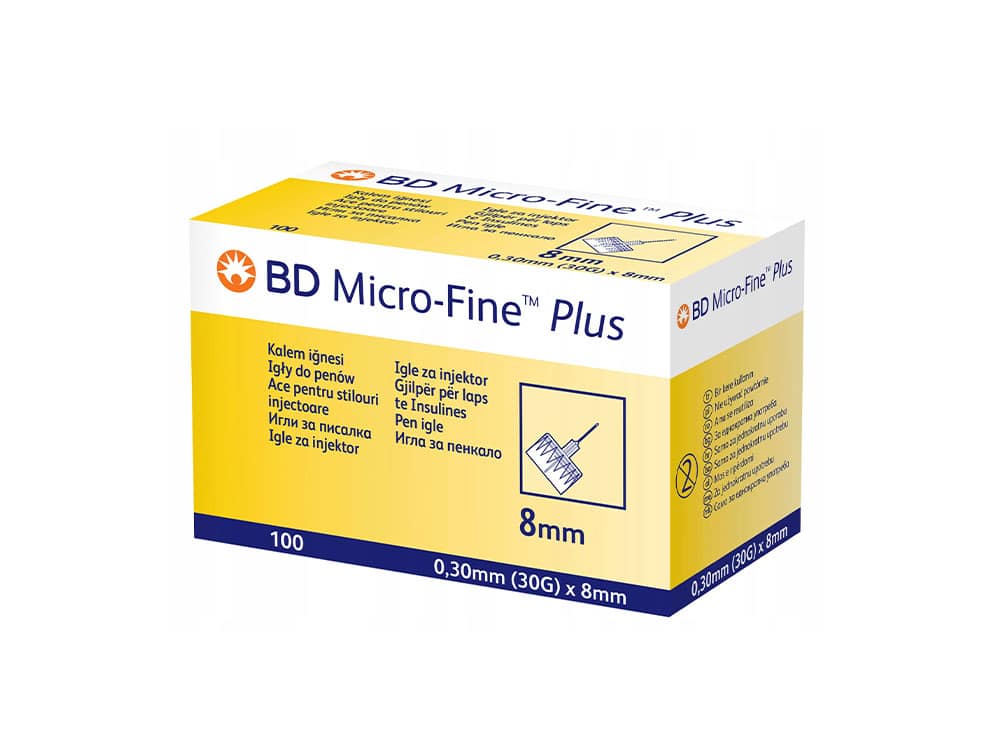 Aiguilles pour stylo à insuline 30G 8 mm (boîte de 100)