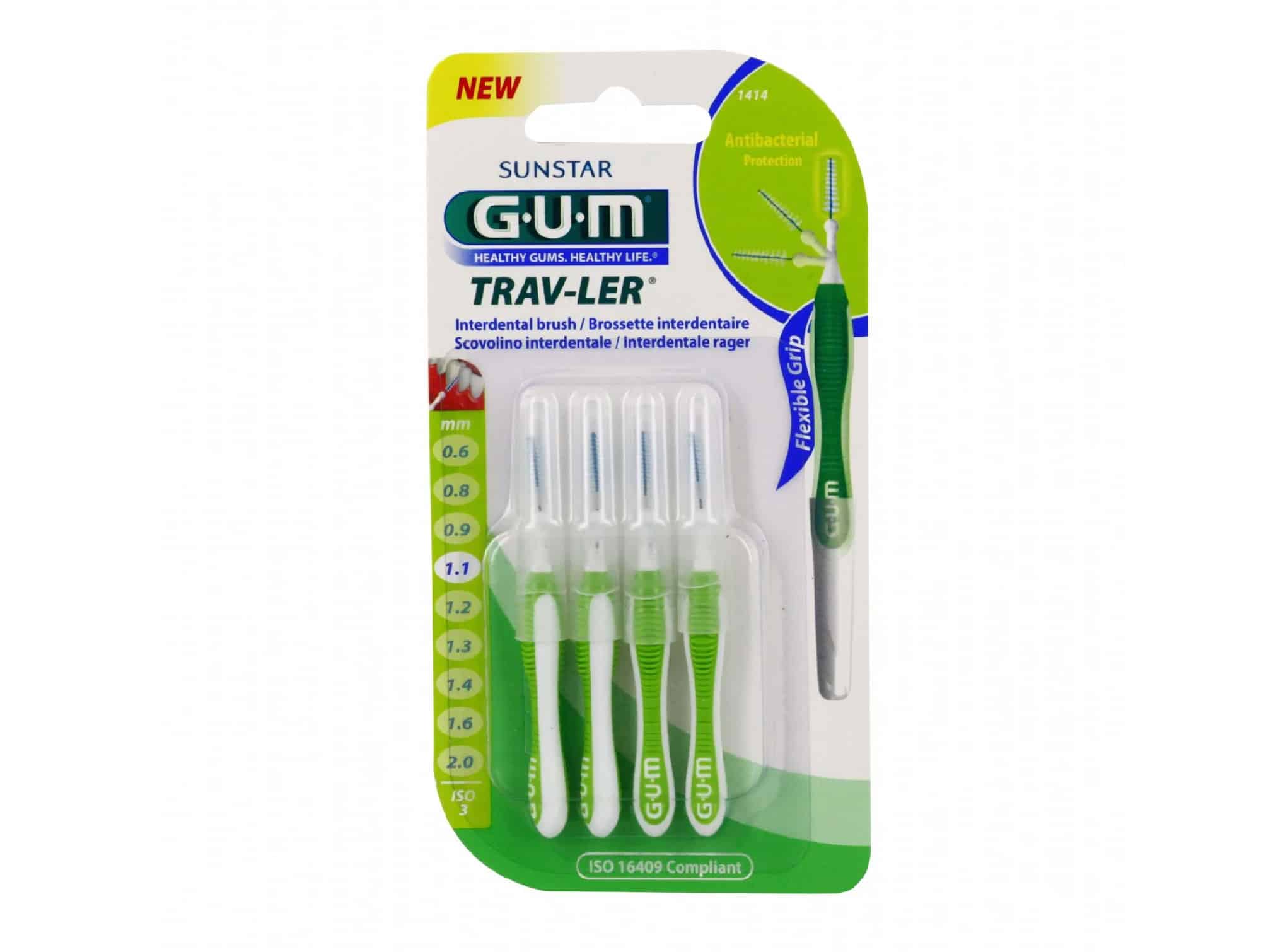 Manche par 4U avec brosette fine (1.1MM) GUM