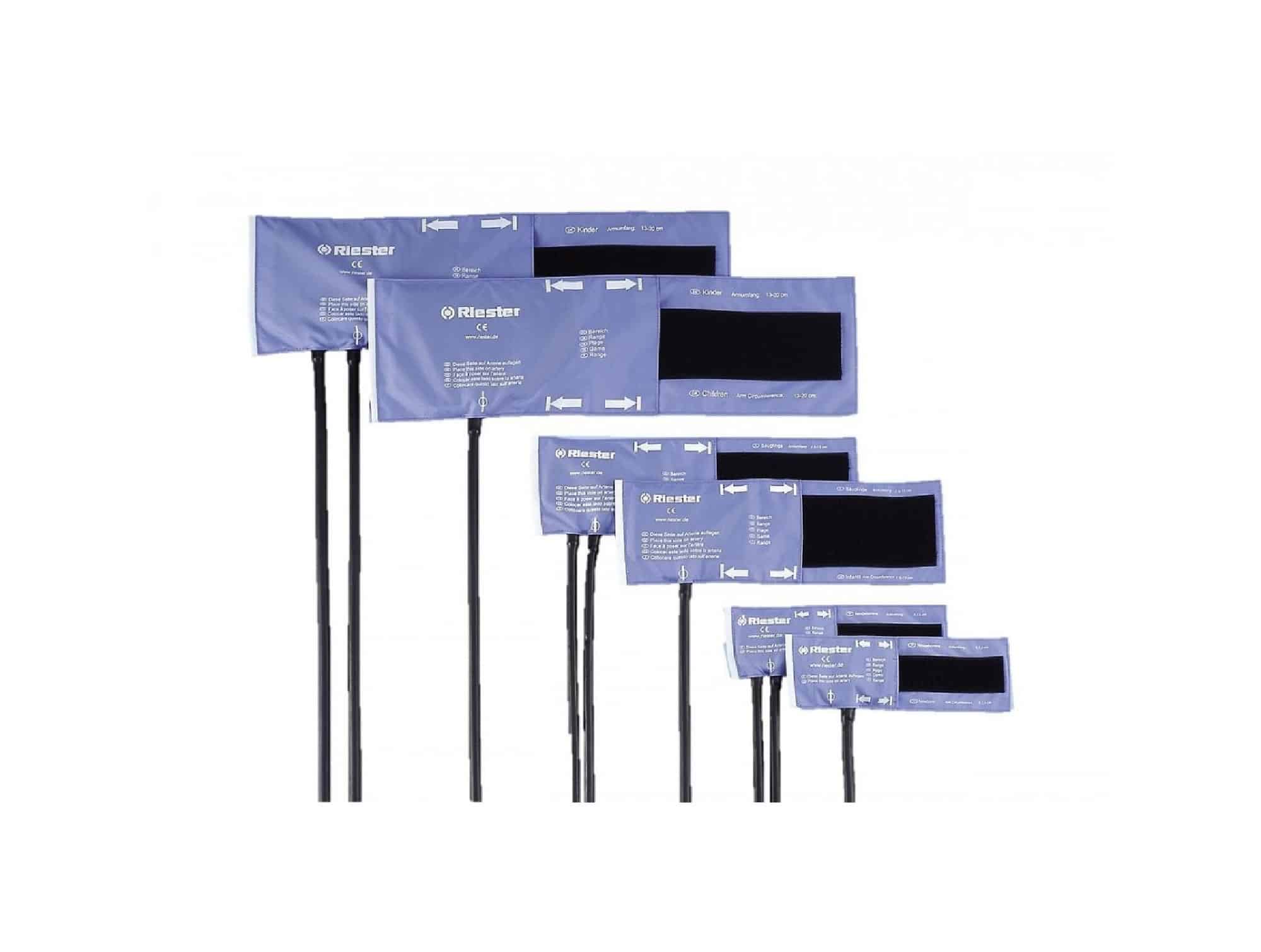 Brassard de tensiomètre désinfectable 32 - 41 cm avec tube 50 cm, sans latex, Riester (R152)