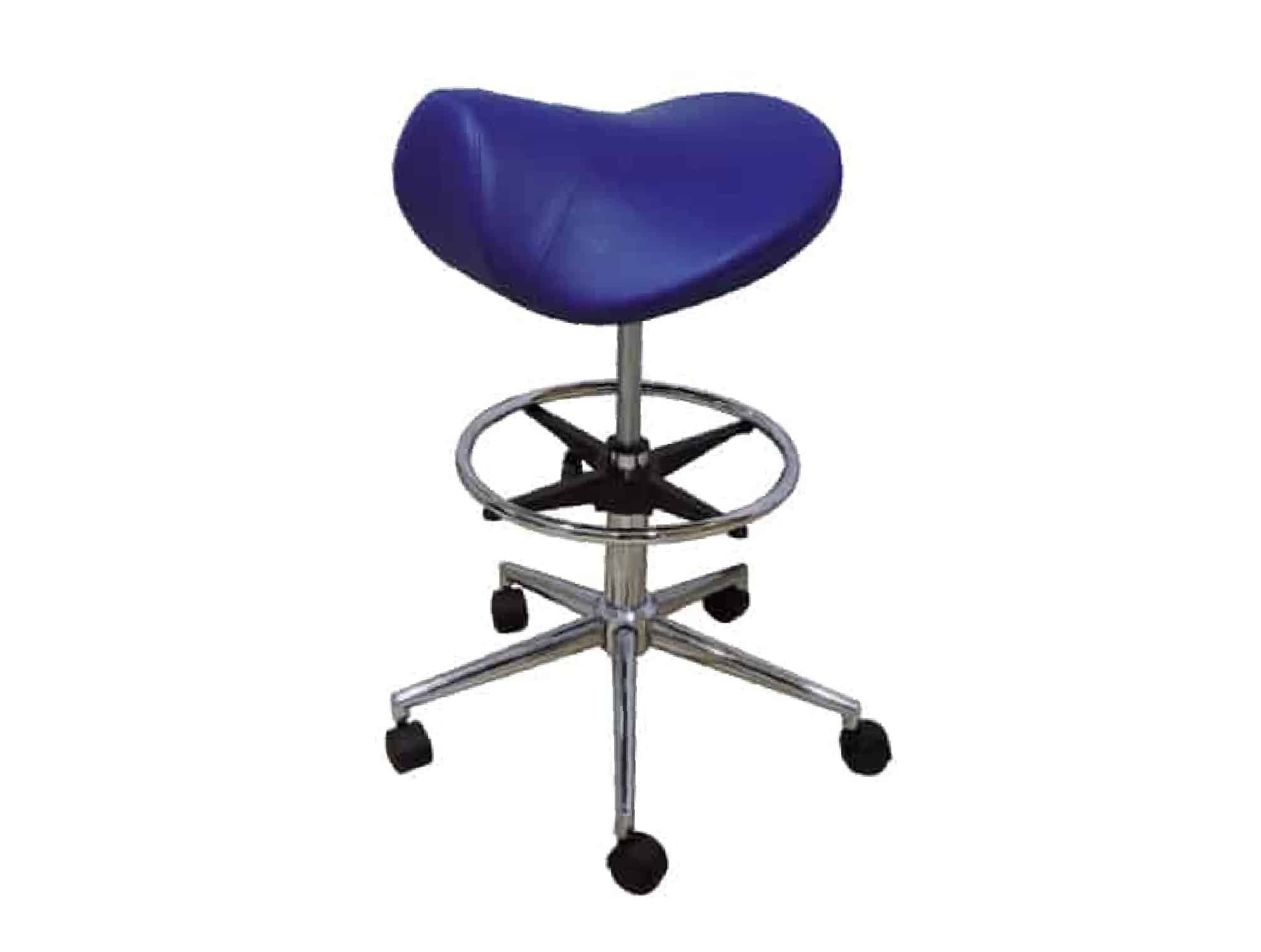 Tabouret à assise ergonomique